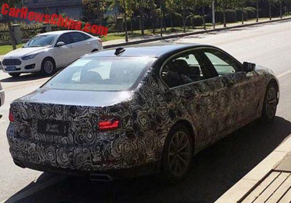 New BMW 5 Series spotted in long wheelbase guise