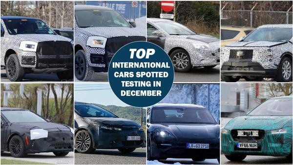 International cars spotted in December