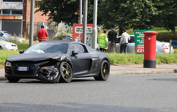 Car crashes by famous football stars   