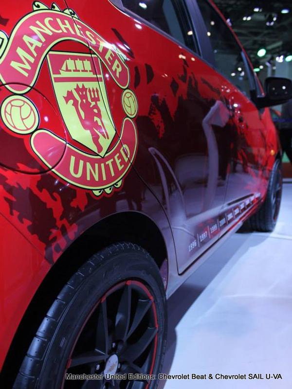 Chevrolet beat in Manchester United Edition expected to be launched in June, 201