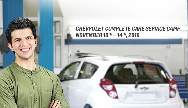 Chevrolet hosts Nationwide Complete Care Service Camp from today