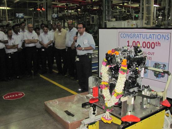GM India's Talegaon powertrain manufacturing plant crosses 100,000 engine produc
