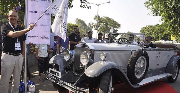 Classic Car Rally Event In Mumbai by Mercedes Benz India
