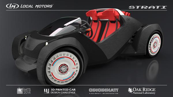 Coming Soon: Strati the 3D Printed Electric car from Local Motors