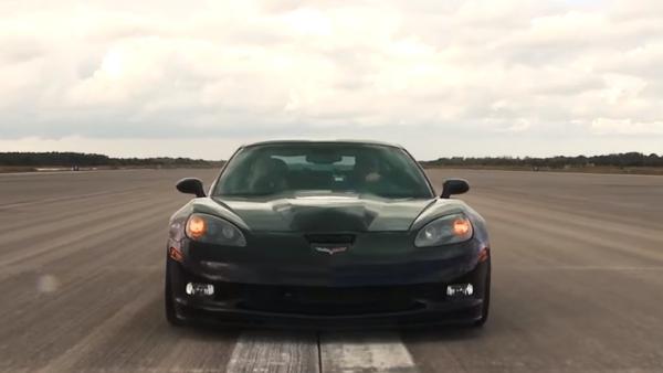 Electric Corvette sets land speed record again