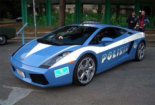 Exotic police cars of the world 