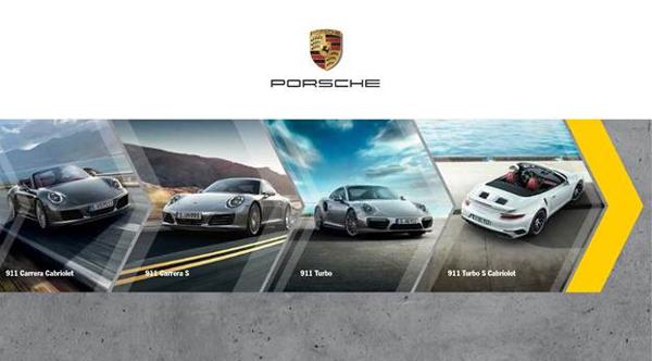 Facelifted Porsche 911 line-up