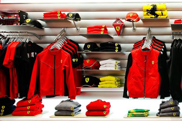 Ferrari shop clothing store