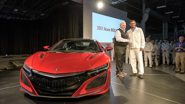 First production 2017 Honda NSX rolls off the assembly line