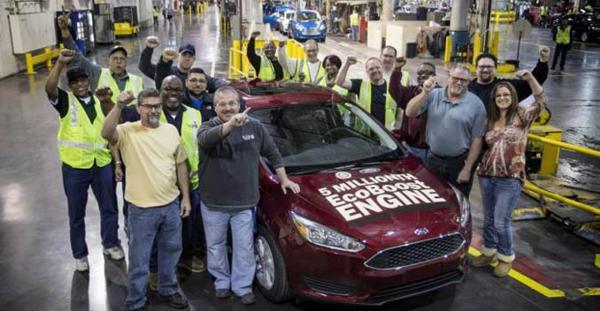 Ford achieves a new milestone with the production of 5 Millionth EcoBoost Model