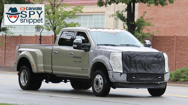 Ford spotted testing its Fseries Super Duty