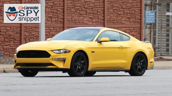 Ford spotted testing their new Mustang with Black Accent Package