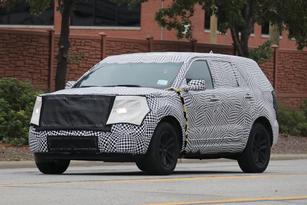 	  Next-gen Ford Explorer spotted on test again 