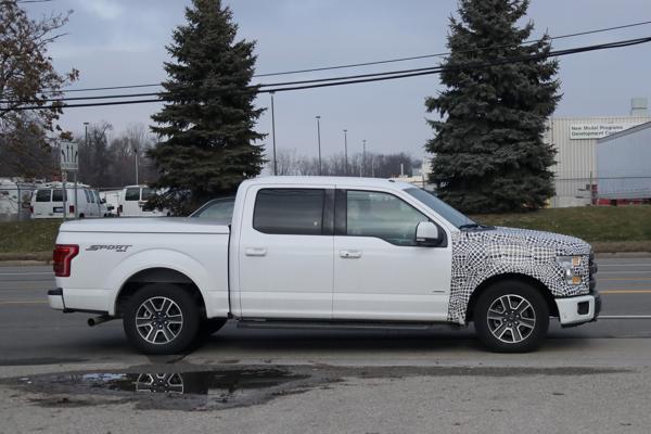 Ford F-150 hybrid spotted testing in Michigan 