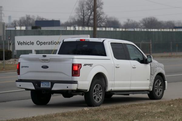 Ford F-150 hybrid spotted testing in Michigan 