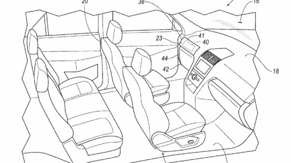 Ford patent depicts removable steering wheel and pedals on its self-driving vehicles