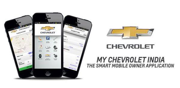 General Motors had launched a smartphone application, 'myChevrolet India'