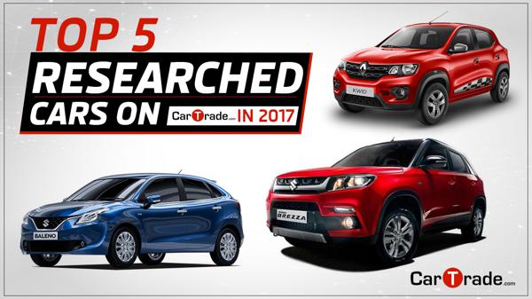 Top-5-researched-cars-on-CarTrade-in-2017