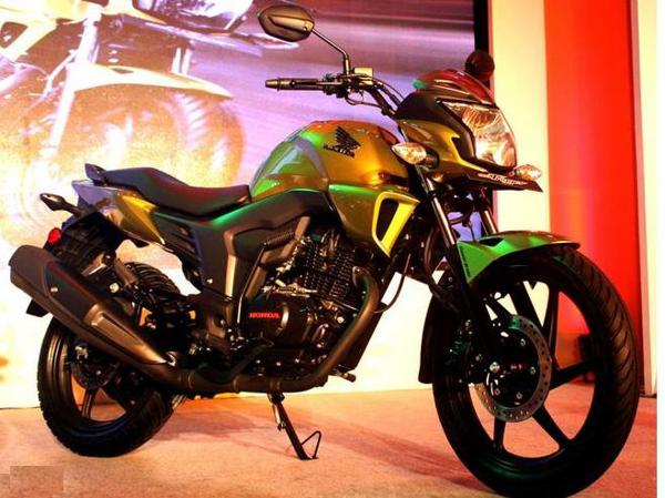 Honda showcases its new 150 cc CB Trigger bike for Indian market