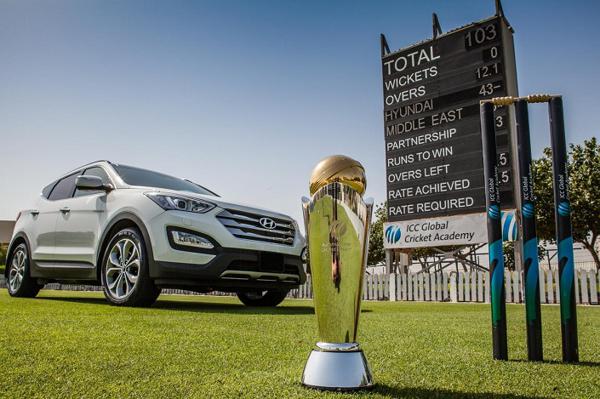 Hyundai kicks off Trophy Tour for the 2013 ICC Champions Trophy in New Delhi