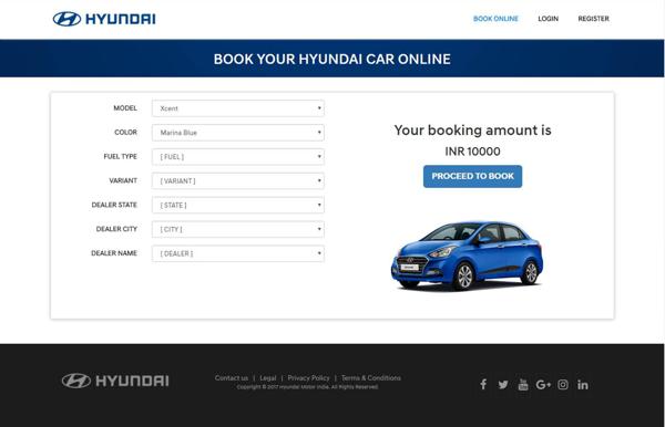 Hyundai starts online booking of cars in India