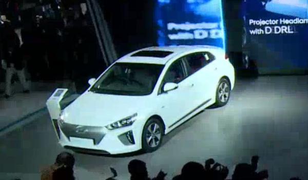 Hyundai Ioniq unveiled at the 2018 Auto Expo