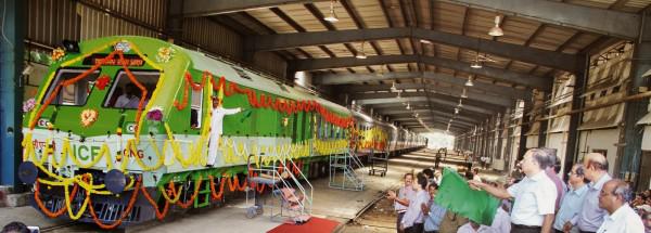India's first CNG-run train launched by Indian Railways
