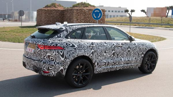 Jaguar F-Pace SVR caught testing with camouflaged exteriors