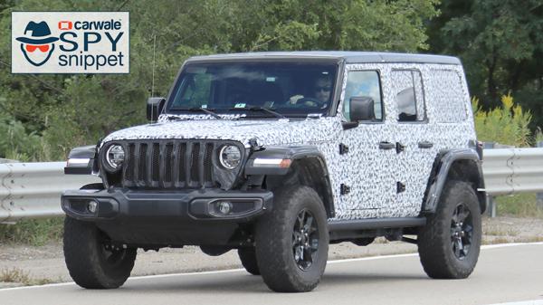  2018 Jeep Wrangler Rubicon Unlimited spied