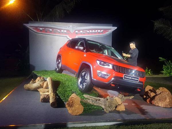Jeep Compass Trail Hawk showcased at a private event ahead of India debut