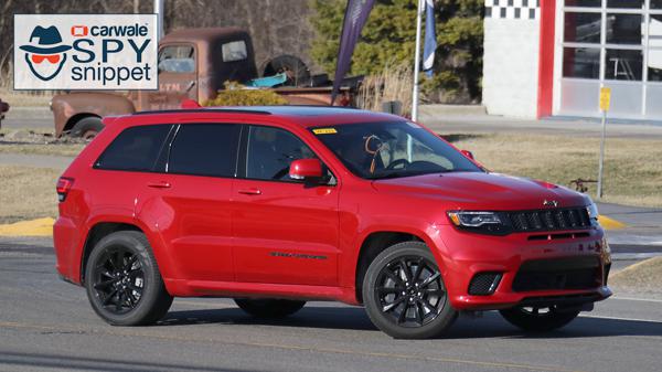 Jeep Grand Cherokee with Hellcat engine spied