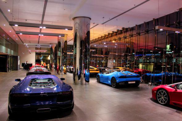 Lamborghini showroom Dubai 1