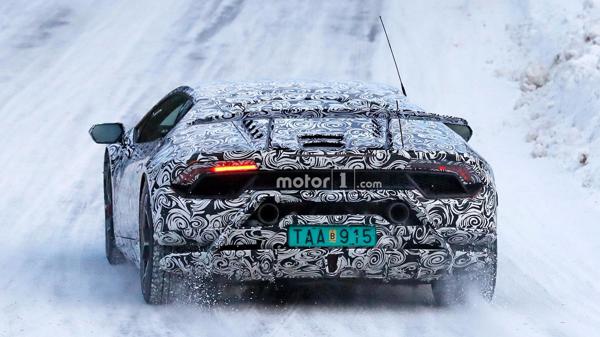 Lamborghini Huracan Superleggera undergoes cold weather testing