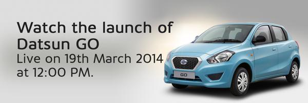 Live Webcast: Datsun Go launching today