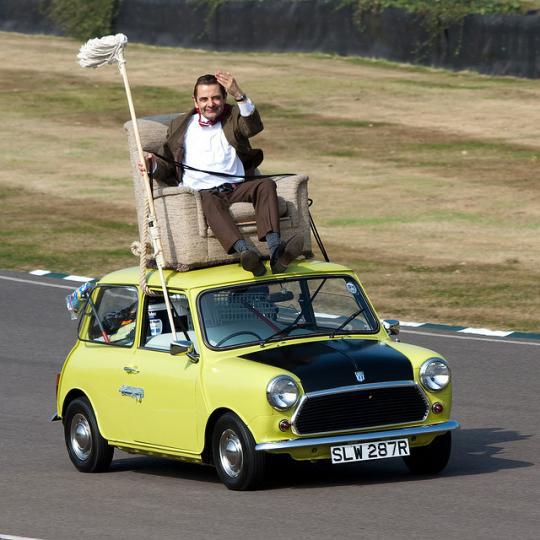 The Mini 1000 performed a central character in many Mr. Bean episodes