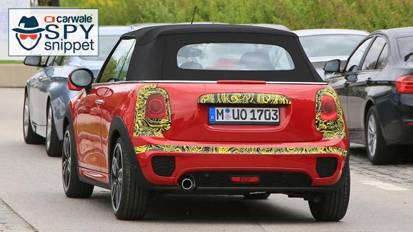 Facelifted Mini Cooper Convertible spotted doing the rounds