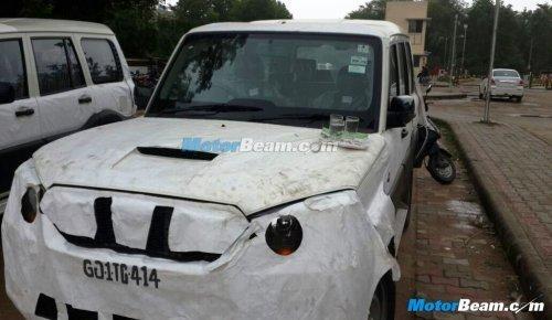 Mahindra Scorpio Facelift Spotted at RTO, Production started