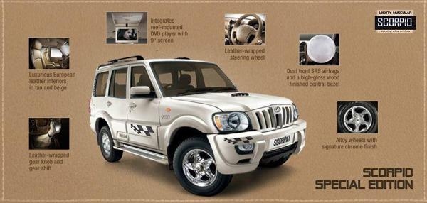 Mahindra puts on sale 500 units of Scorpio Special Edition
