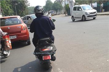 Mahindra's 110 cc scooter spotted testing in India