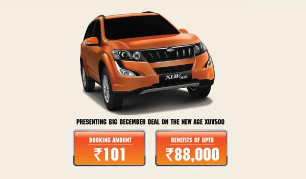 Mahindra introduces year-end discounts on the XUV500
