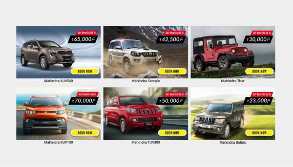 Mahindra offering festive benefits this month
