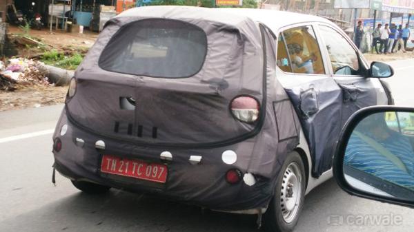   New Hyundai Grand i10 spotted on test again