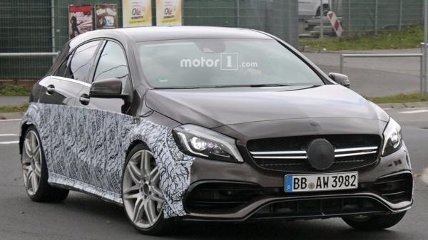 More powerful Mercedes-AMG A45 caught testing