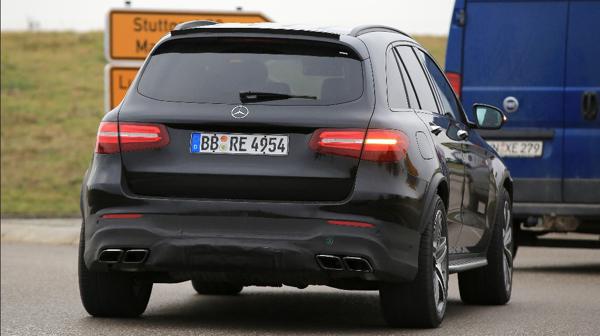 Mercedes-AMG GLC 63 shot testing in Germany