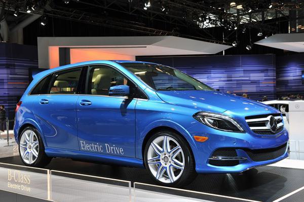 Mercedes-Benz unveils the B-Class Electric Drive at 2013 New York Motor Show