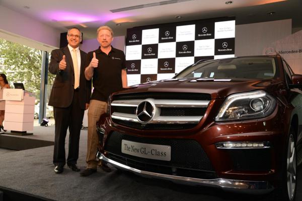 Boris Becker unveils new Mercedes-Benz 2013  GL-Class
