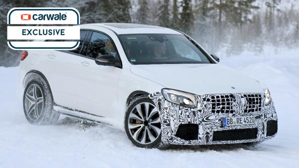 GLC 63 AMG Coupe spied testing