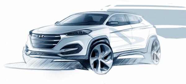 New Hyundai Tucson Sketch