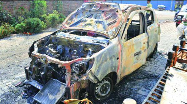 New Maruti Alto 800 goes up in flames within hours of being purchased