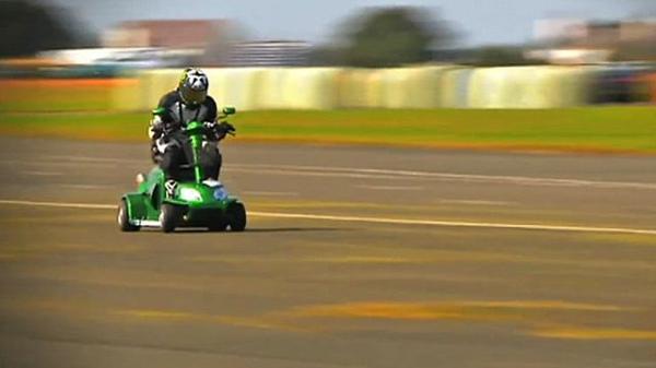 New World Record for fastest Mobility Scooters Set by Matthew Hine and David And